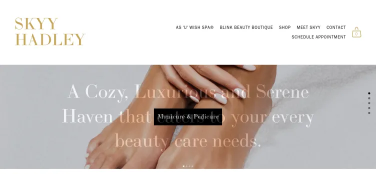 Screenshot Blink Beauty  Boutique Lash & Brow Bar