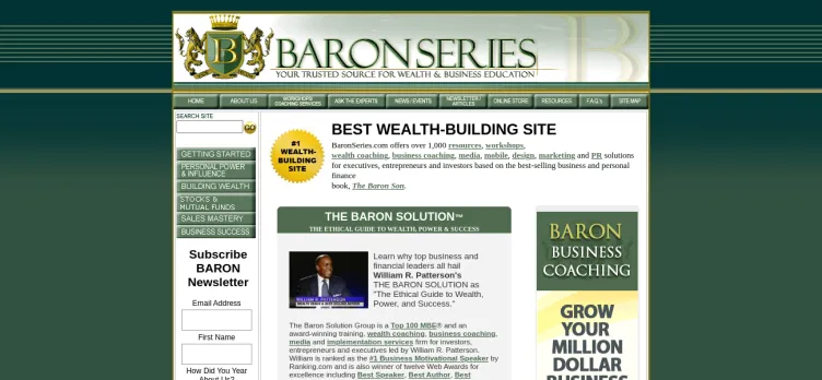 Screenshot The Baron Solution Group