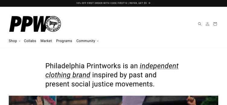 Screenshot Philadelphia Printworks