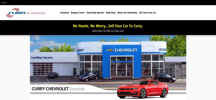 Screenshot Curry Automotive