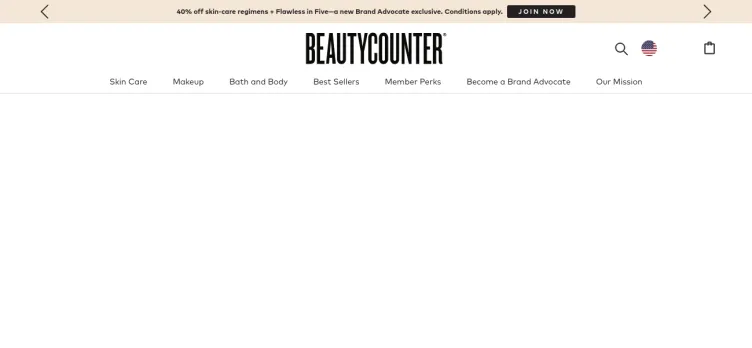 Screenshot BeautyCounter