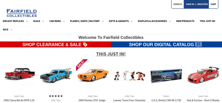 Screenshot Fairfield Collectibles of Georgia