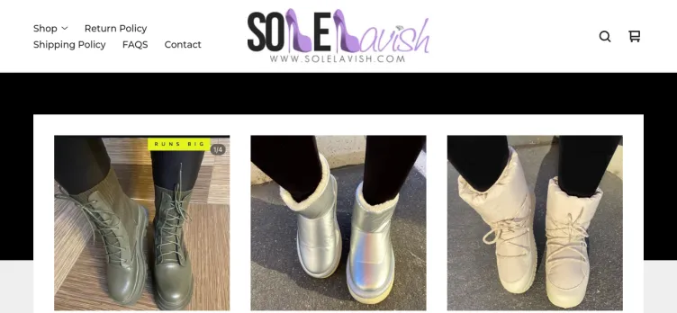 Screenshot SoleLavish