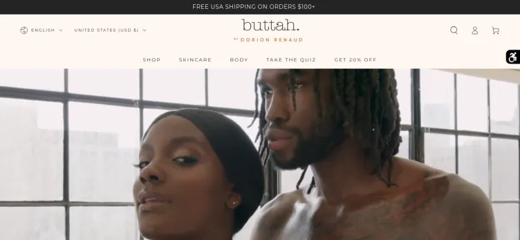 Screenshot Buttah Enterprises