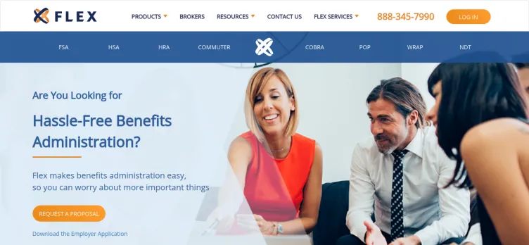 Screenshot Flexible Benefit Service LLC (Flex)