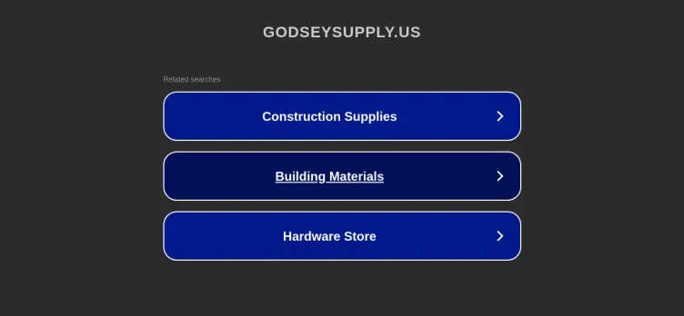 Screenshot Godsey Supply