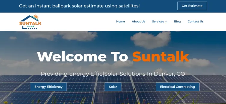 Screenshot HomeTalk and Suntalk Solar