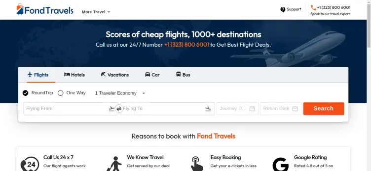 Screenshot Fond Travels