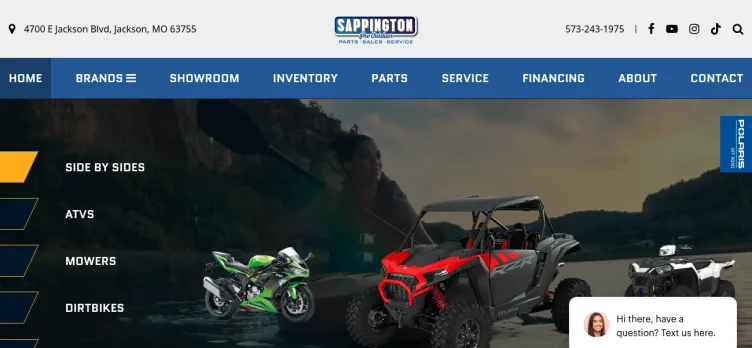 Screenshot Sappington Pro Outdoor