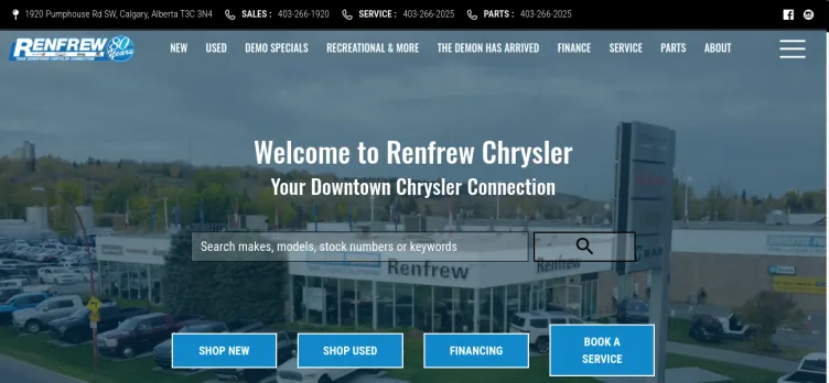 Screenshot Renfrew Chrysler
