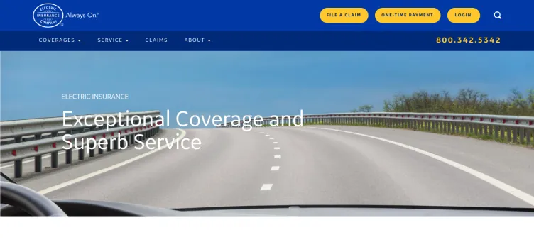 Screenshot Electric Insurance Company