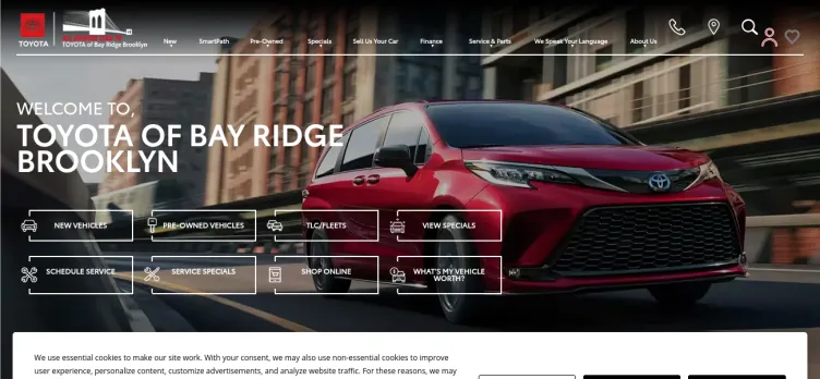 Screenshot Bay Ridge Toyota