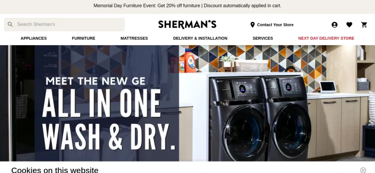 Screenshot Sherman's