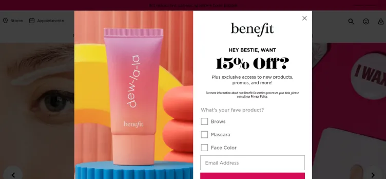 Screenshot Benefit Cosmetics