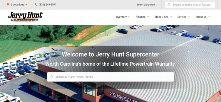 Screenshot Jerry Hunt Supercenter