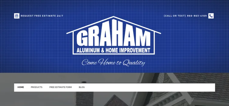 Screenshot Graham Aluminum & Home Improvement