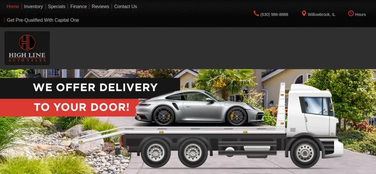Screenshot Highline Auto Sales
