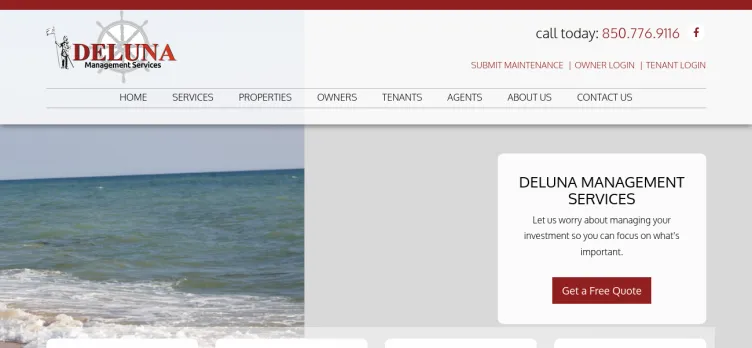 Screenshot Deluna Management Services