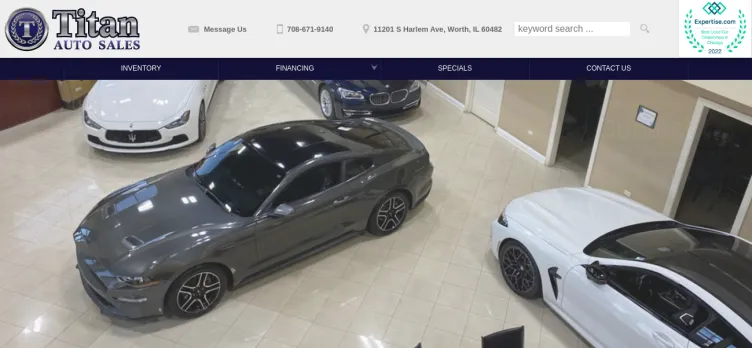 Screenshot Titan Auto Sales