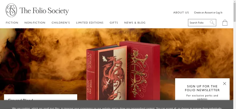 Screenshot The Folio Society