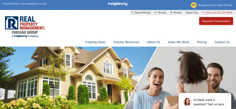 Screenshot Real Property Management Chicago Group