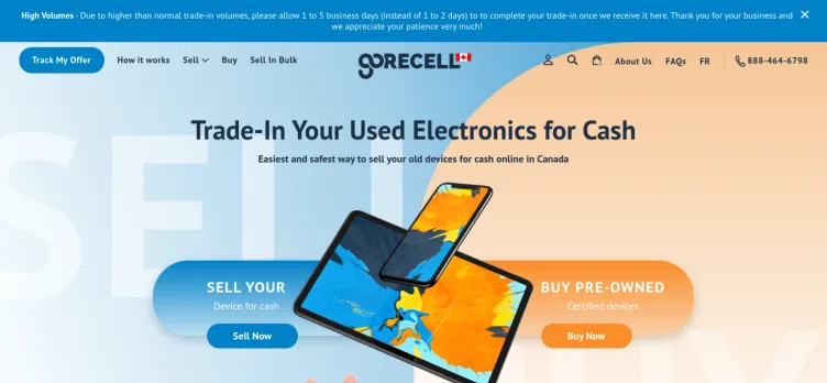 Screenshot Telecommunications Go-Recell