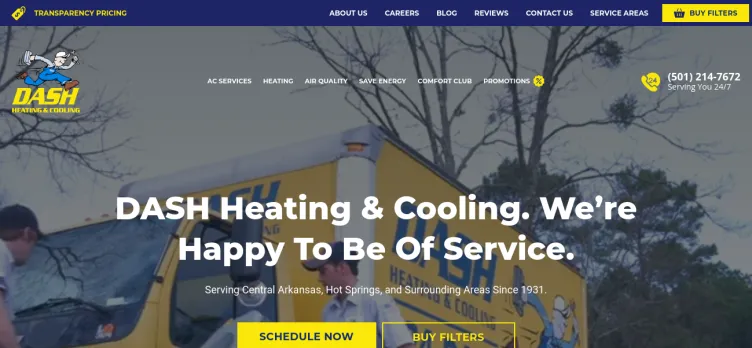 Screenshot Dash Heating & Cooling