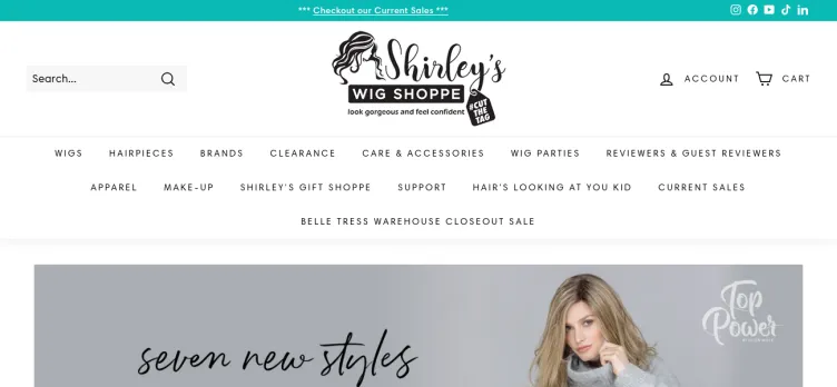 Screenshot Shirley's Wig Shoppe