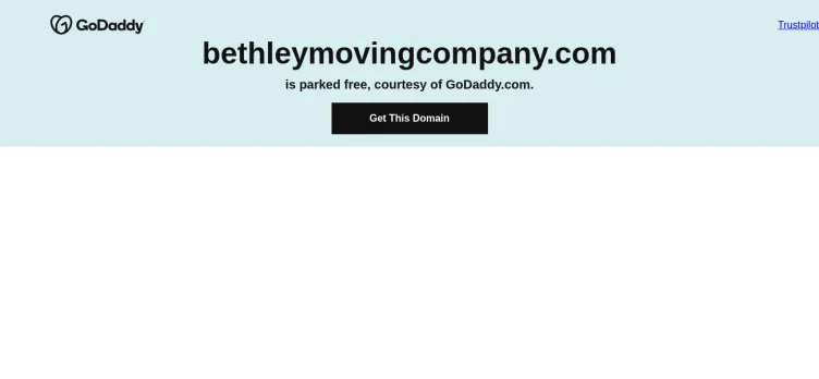 Screenshot Bethley Moving Company