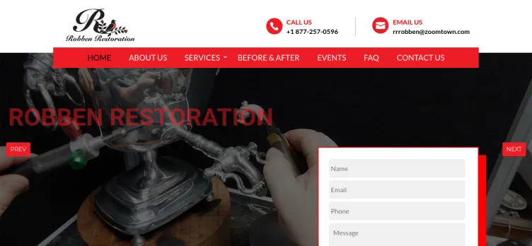 Screenshot Robben Metal Restoration