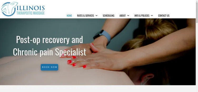 Screenshot Illinois Therapeutic Massage