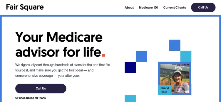 Screenshot Fair Square Medicare