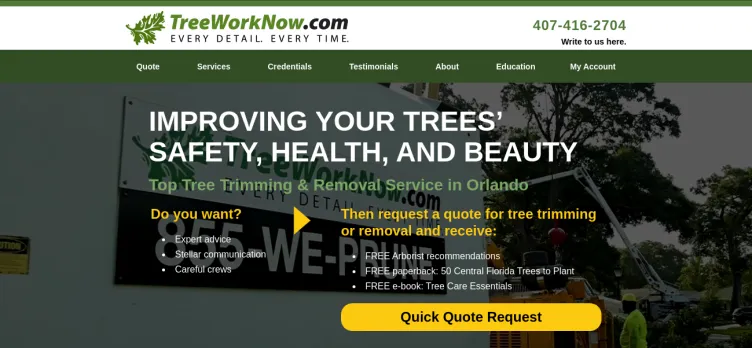 Screenshot Tree Work Now