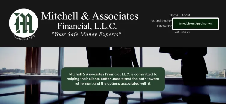 Screenshot Mitchell & Associates Financial