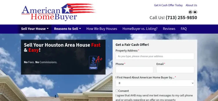 Screenshot American Home Buyer