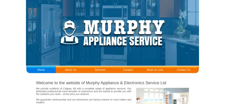 Screenshot Murphy Appliance & Electronic Services