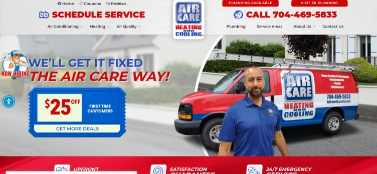 Screenshot Air Care Heating And Cooling