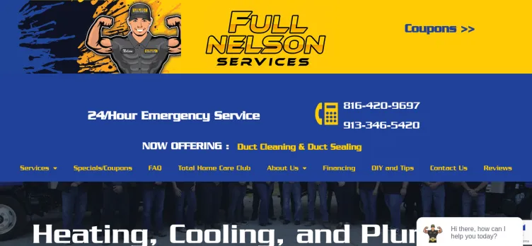 Screenshot Full Nelson Plumbing