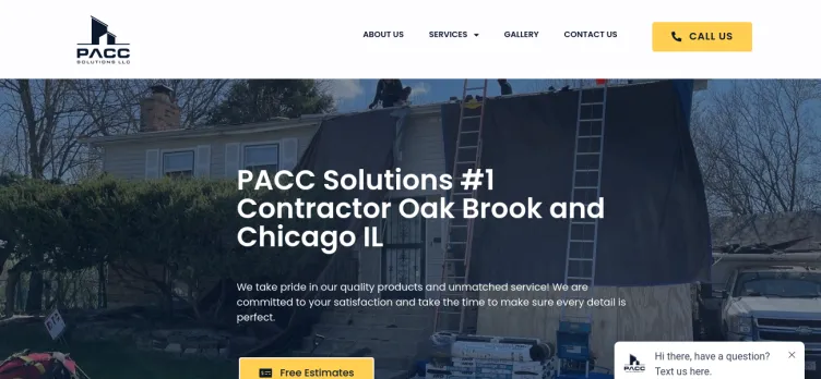 Screenshot PACC Solutions