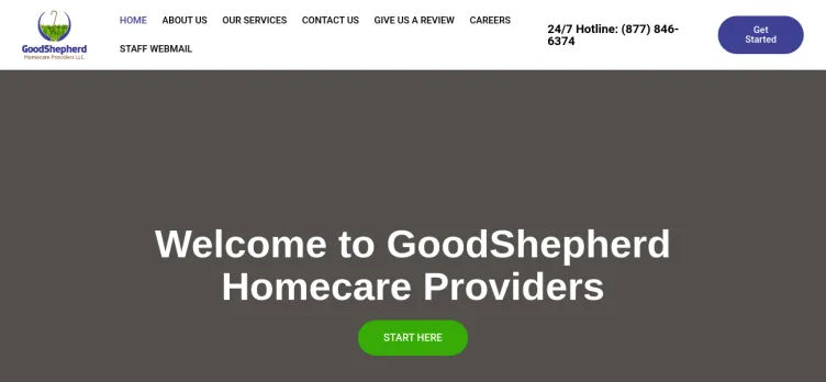 Screenshot GoodShepherd Homecare Providers