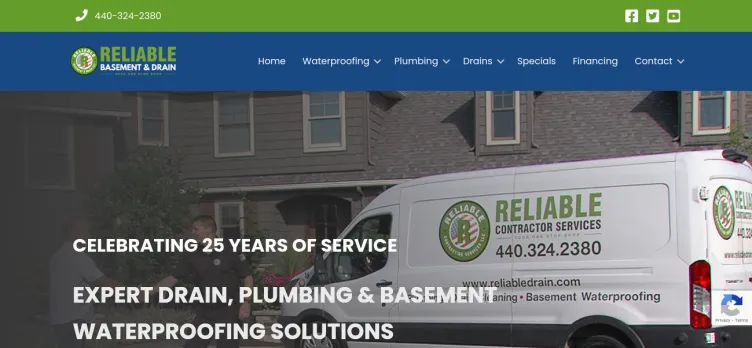 Screenshot Reliable Contractor Services