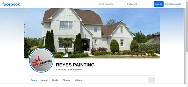 Screenshot Reyes Painting Corporation