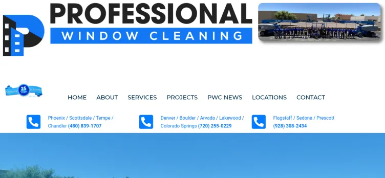 Screenshot Prestige Window Cleaning