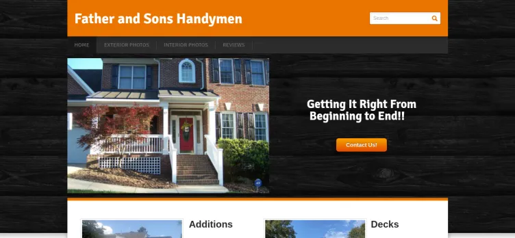 Screenshot Father and Sons Handymen