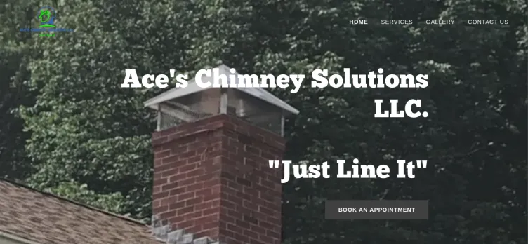 Screenshot Ace's Chimney Solutions