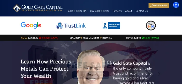 Screenshot Gold Gate Capital