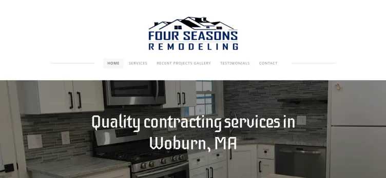 Screenshot Four Seasons Remodeling & Painting Services