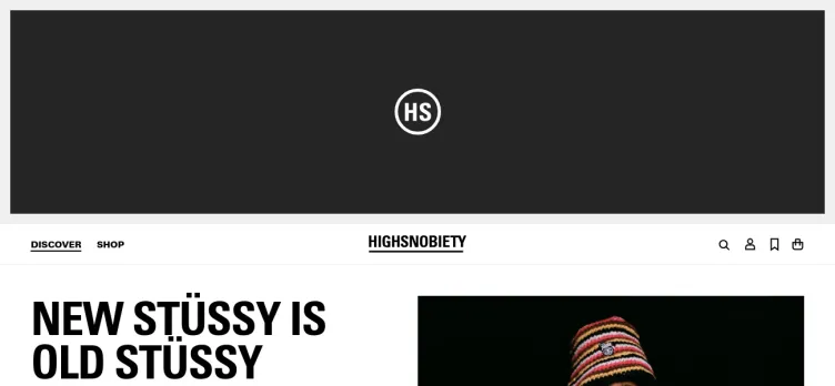 Screenshot Highsnobiety