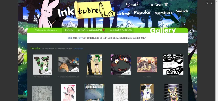 Screenshot Inkbunny