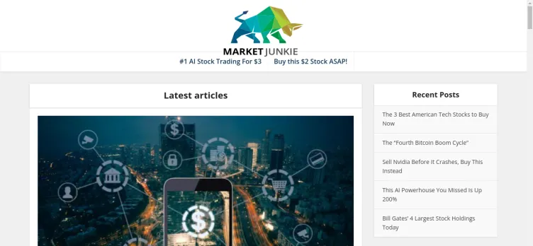 Screenshot Stock Market Junkie